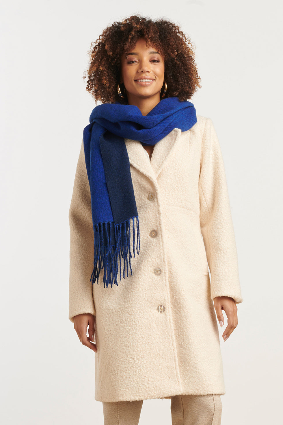 55310 Cobalt Wintersjaal | Cobalt - Navy