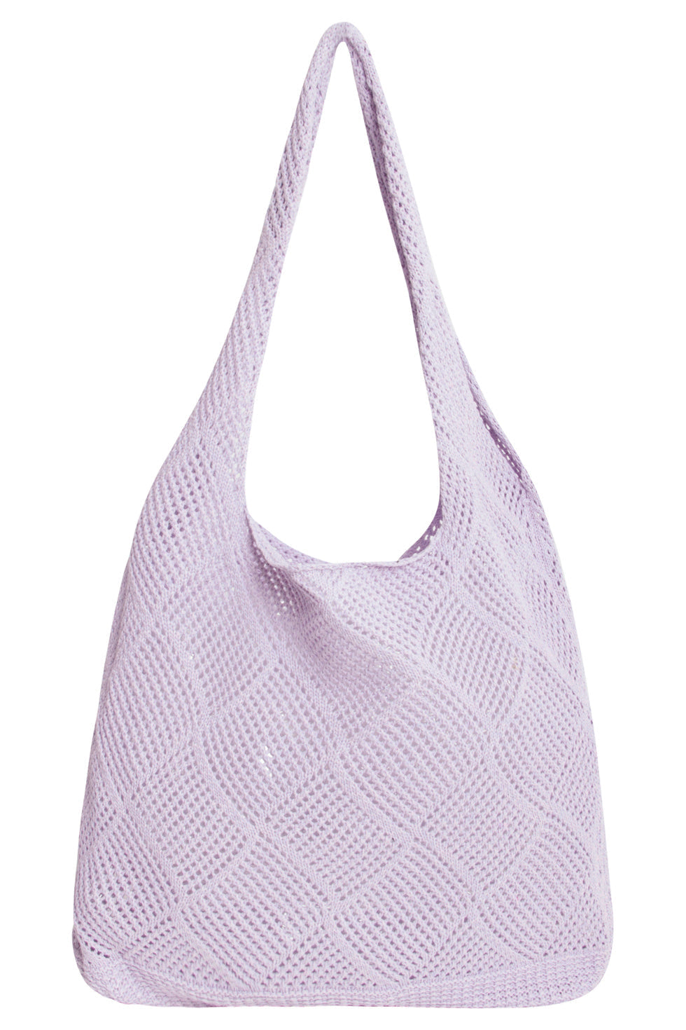 56003 Dames Lavendel Schouder Gehaakte Tas | Lavender