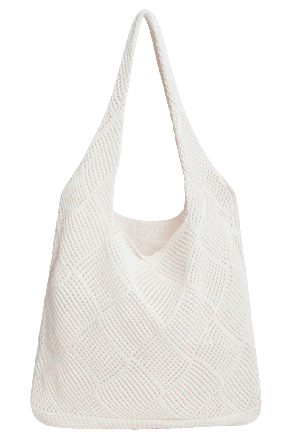 56003 Dames Schouder Gehaakte Tas | Sand