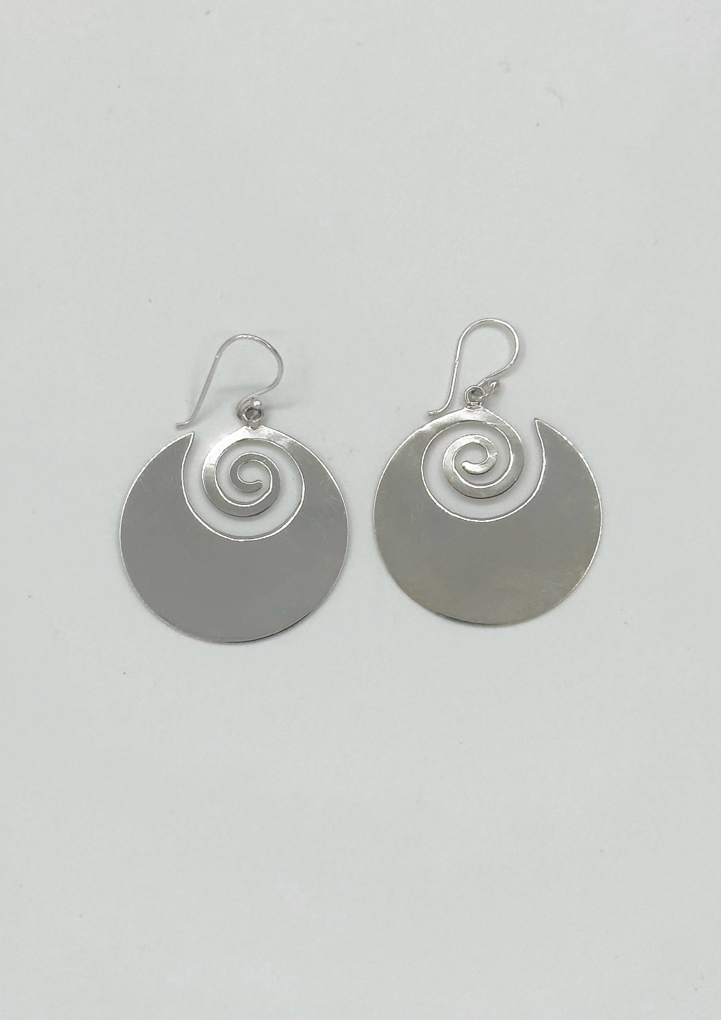 60009 En Spiraal Oorbellen | Silver