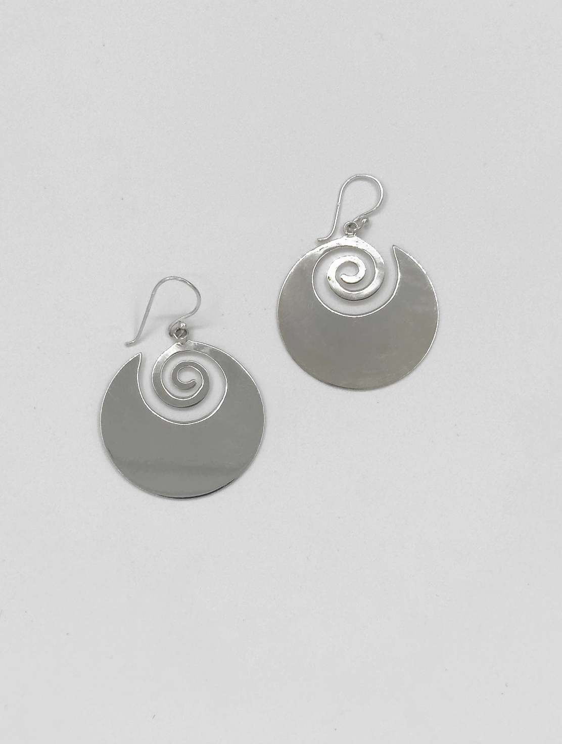 60009 En Spiraal Oorbellen | Silver