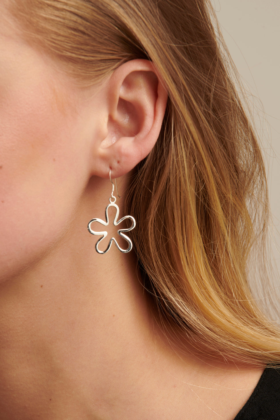 60015 En Bloem Oorbellen | Silver