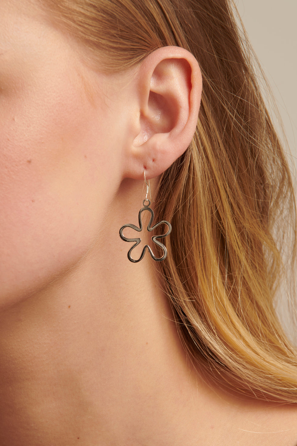 60015 En Bloem Oorbellen | Silver