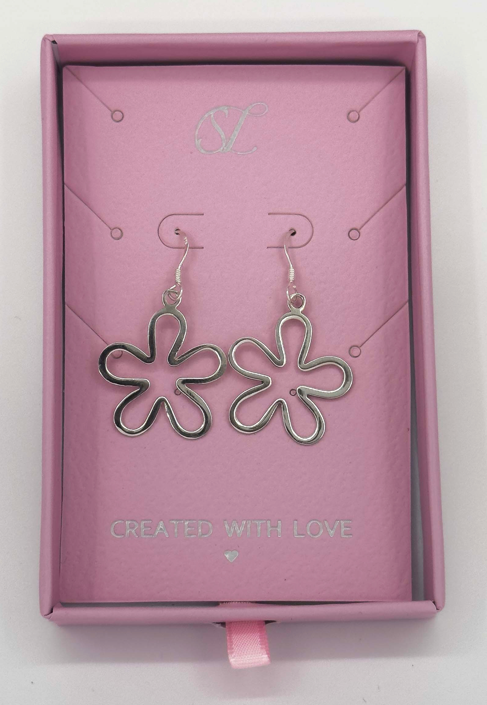 60015 En Bloem Oorbellen | Silver