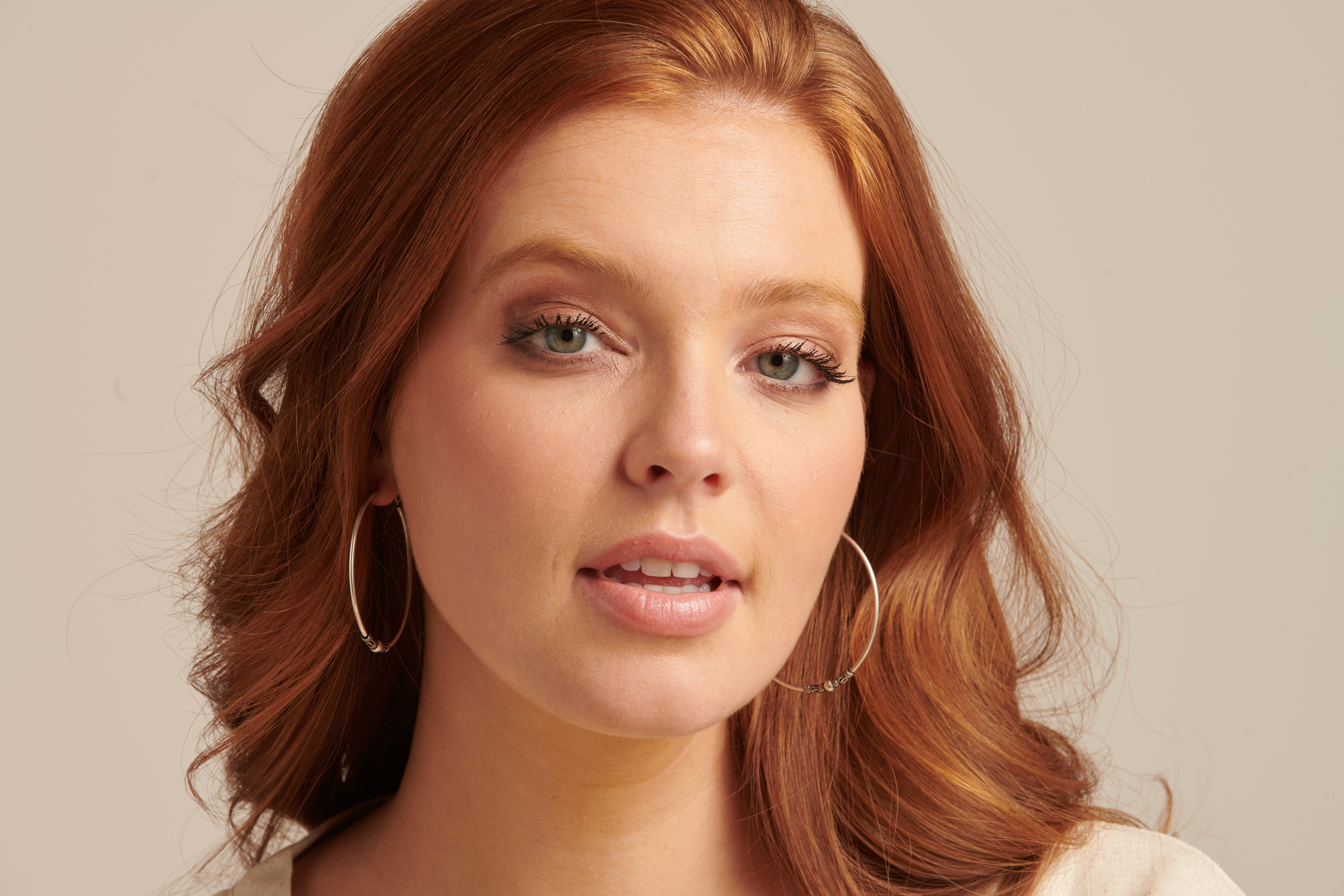 60024 Grote En Bohemian Hoepel Oorbellen | Silver