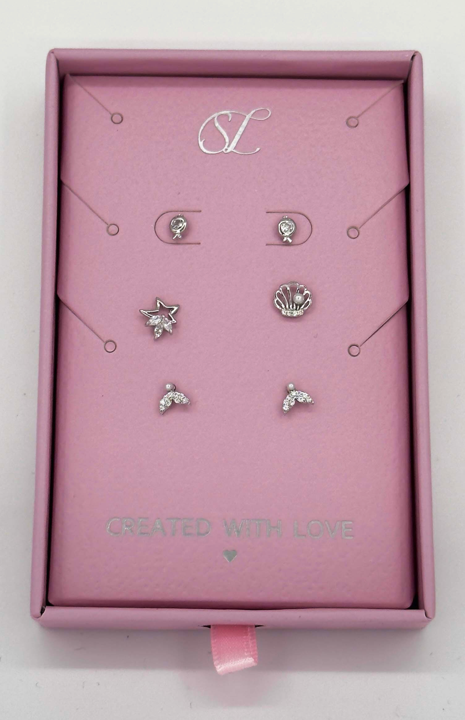 60046 Set Van 925 En Oorknopjes Met Zirkoon Kristallen | Silver