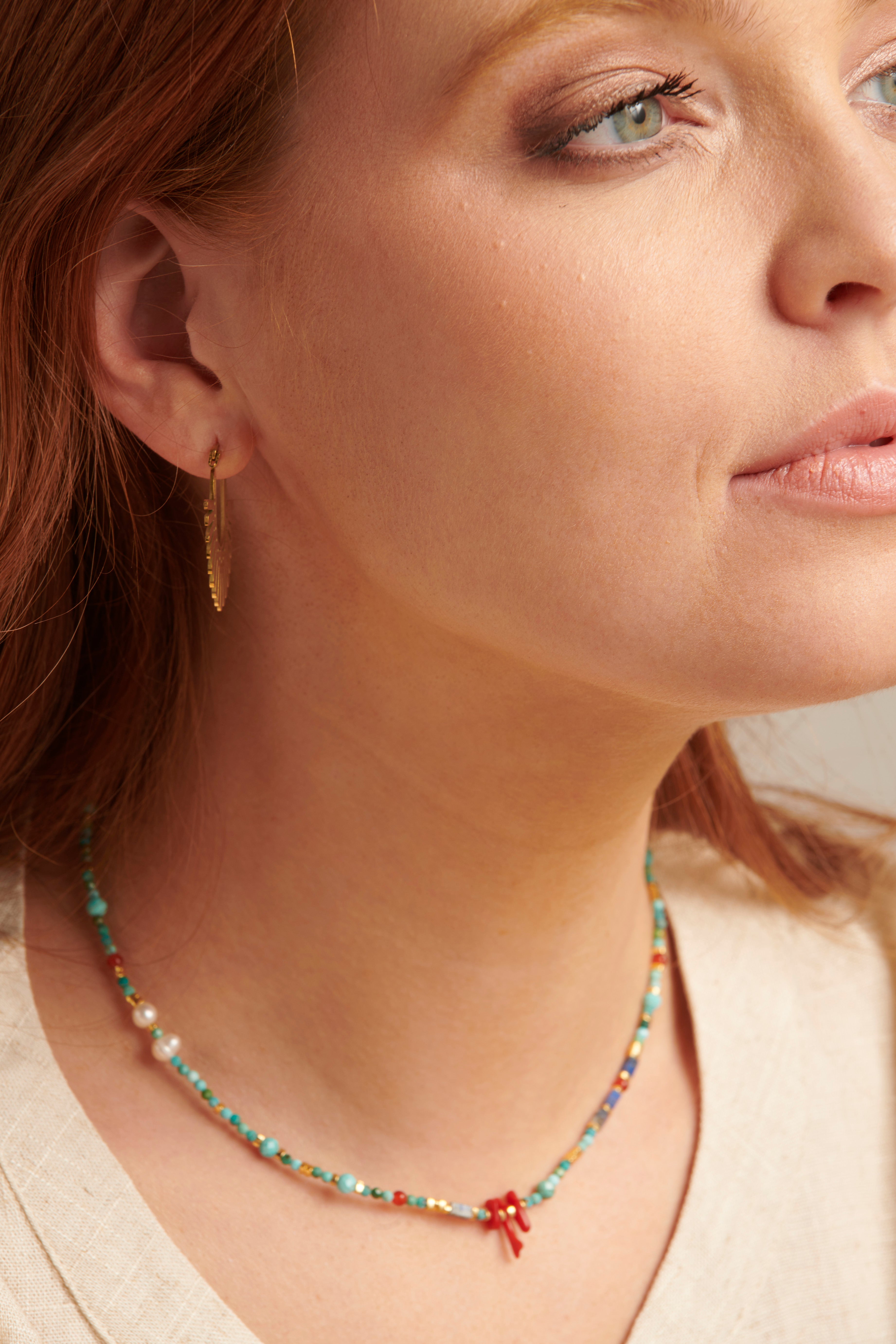 60061 Boho Roestvrijstalen Oorbellen | Gold