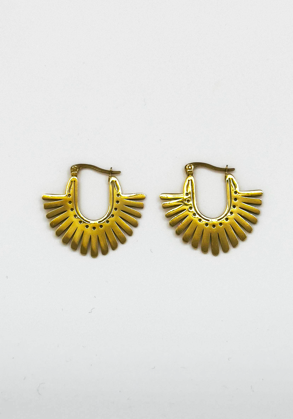 60061 Boho Roestvrijstalen Oorbellen | Gold