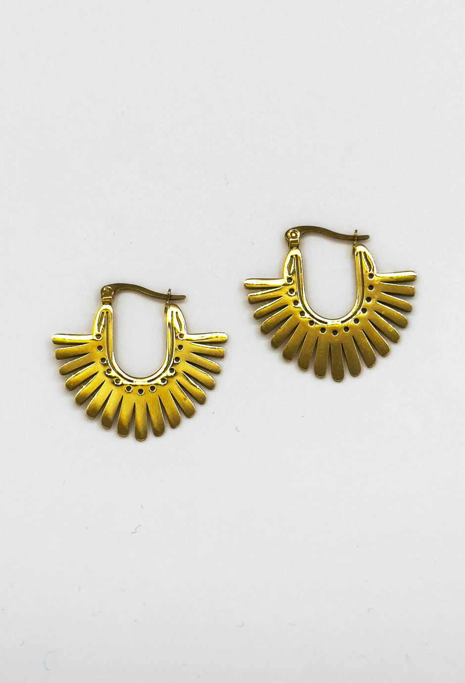 60061 Boho Roestvrijstalen Oorbellen | Gold