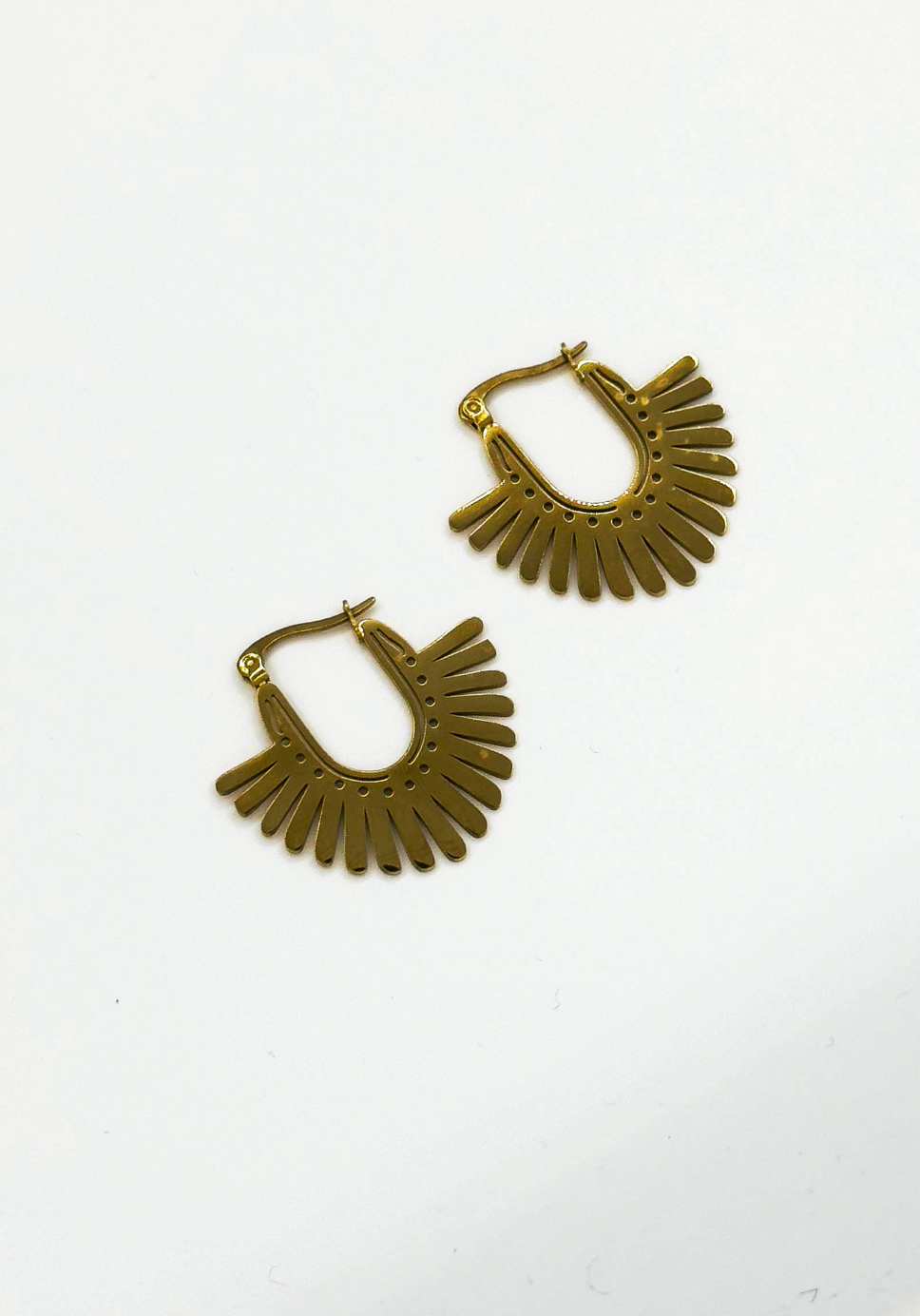 60061 Boho Roestvrijstalen Oorbellen | Gold