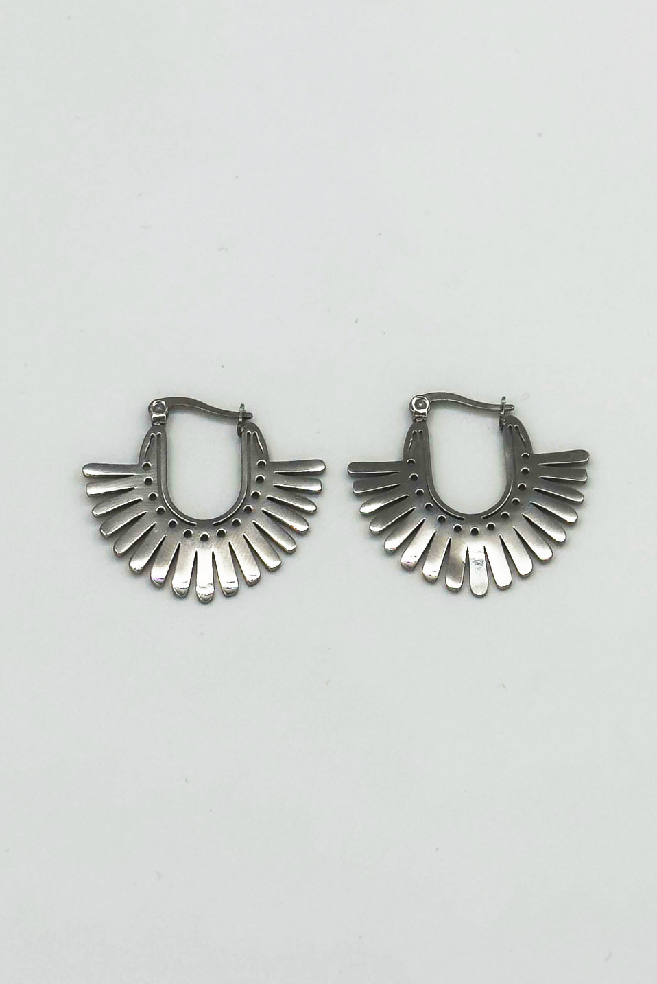 60061 En Boho Roestvrijstalen Oorbellen | Silver