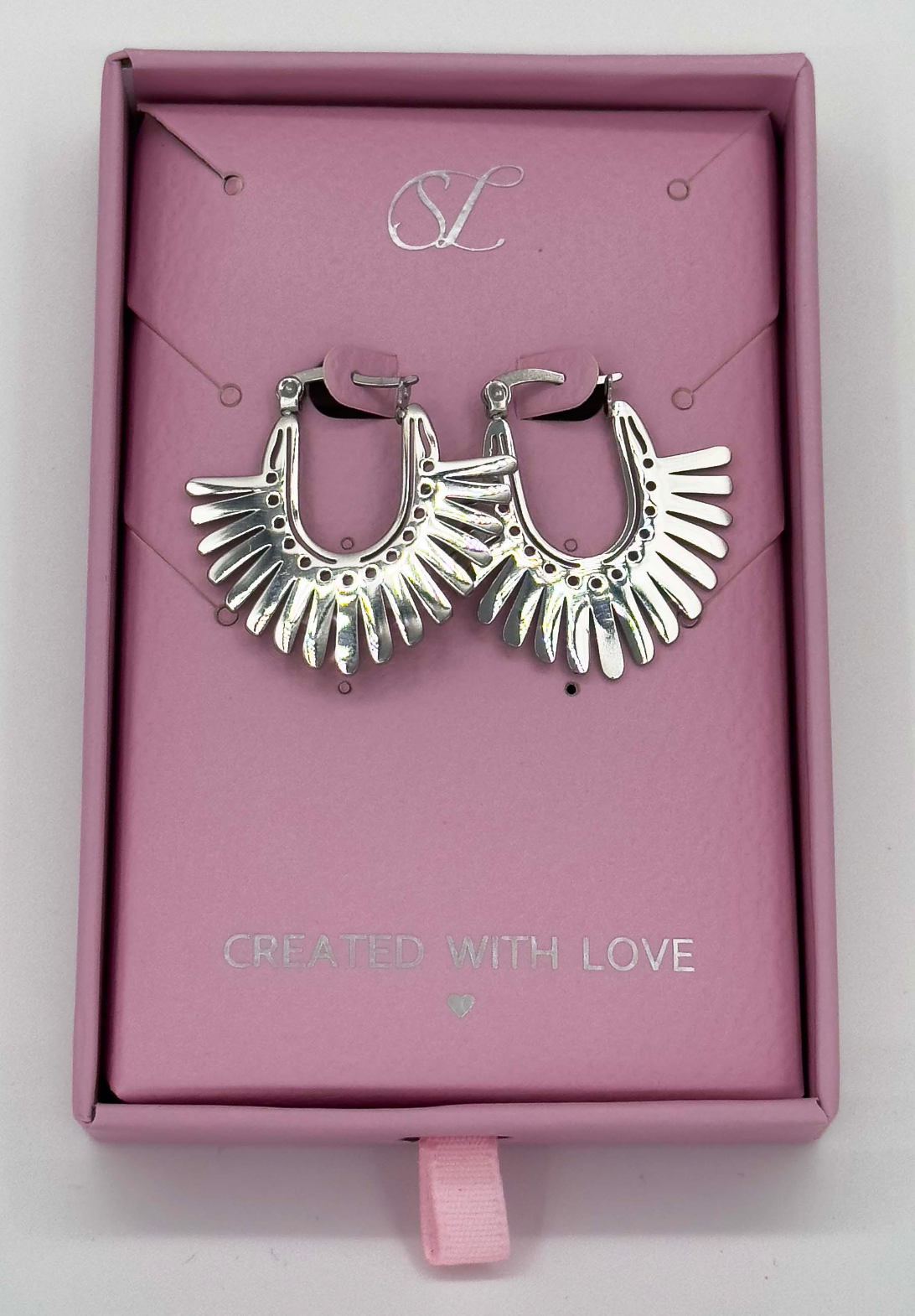 60061 En Boho Roestvrijstalen Oorbellen | Silver