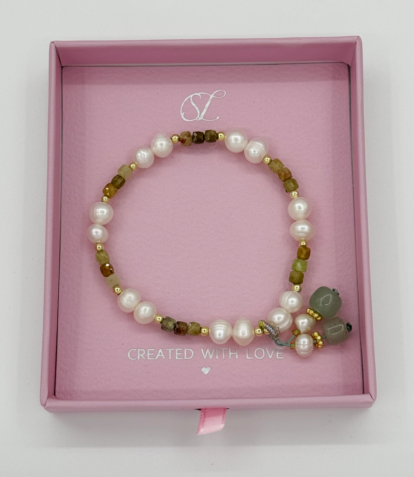 62013 Elastische Armband Met Mix Van Parelskwartsstenen | Muticolour