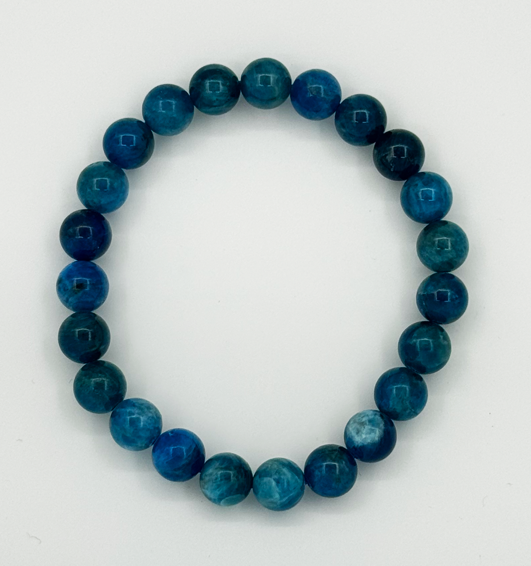 62025 Apatiet Kralenarmband | Turquoise