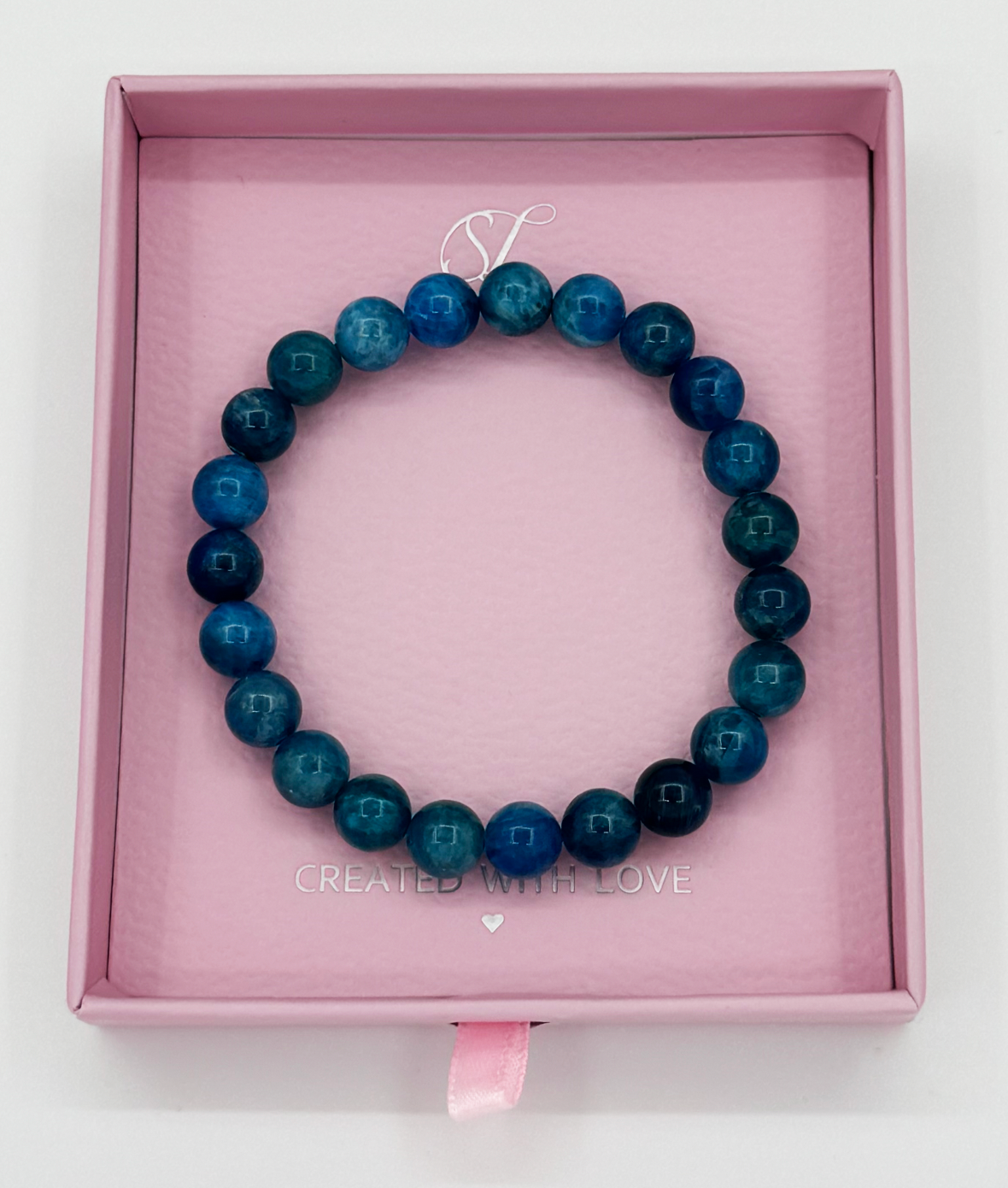 62025 Apatiet Kralenarmband | Turquoise