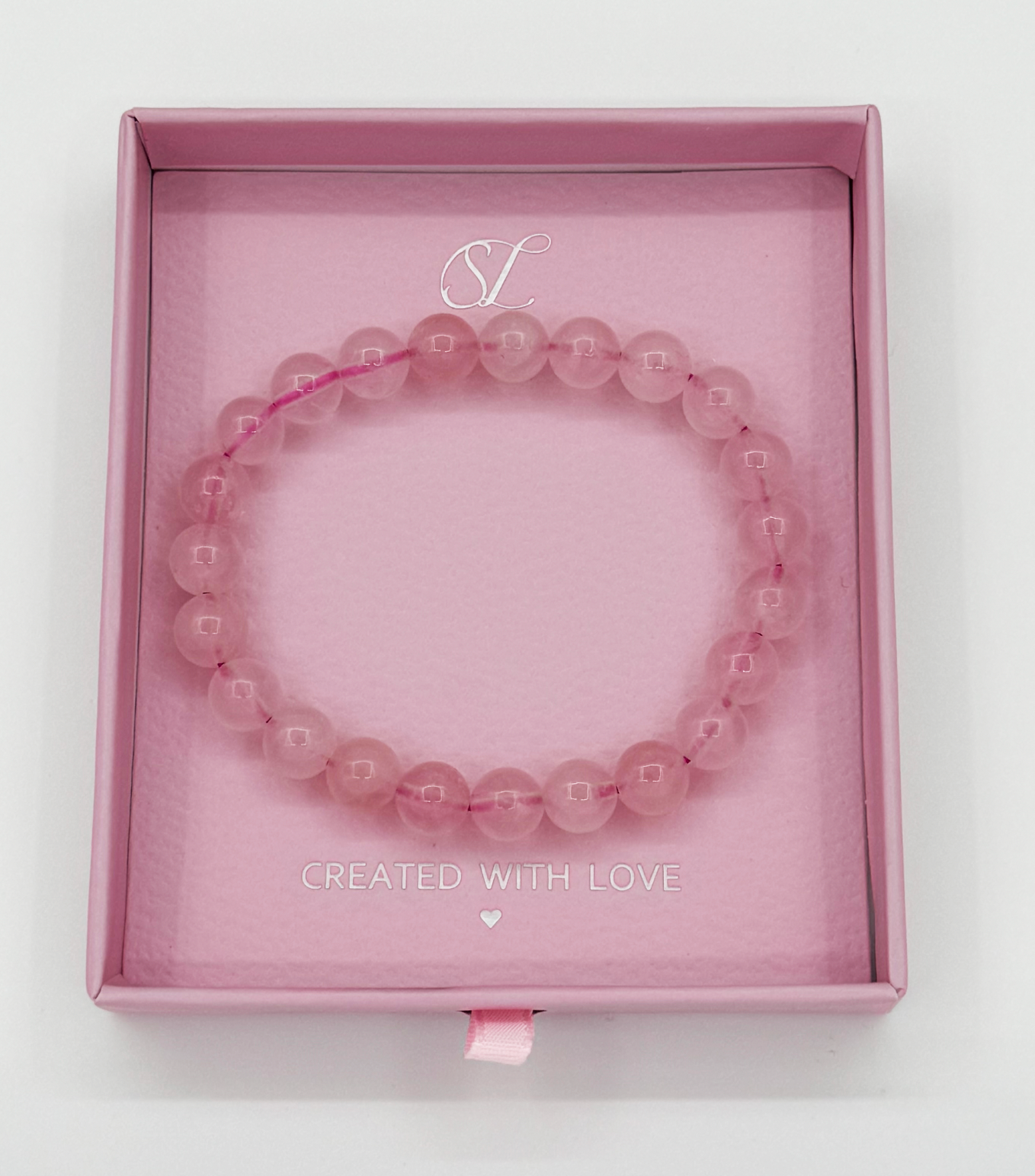 62026 Quartz Kralenarmband | Pink