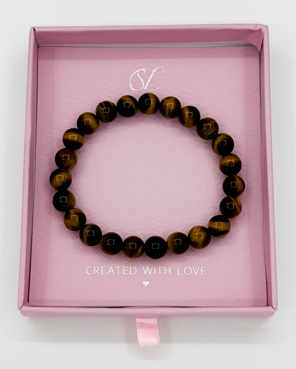 62028 Tigeroogstenen Quartz Kralenarmband | Tiger