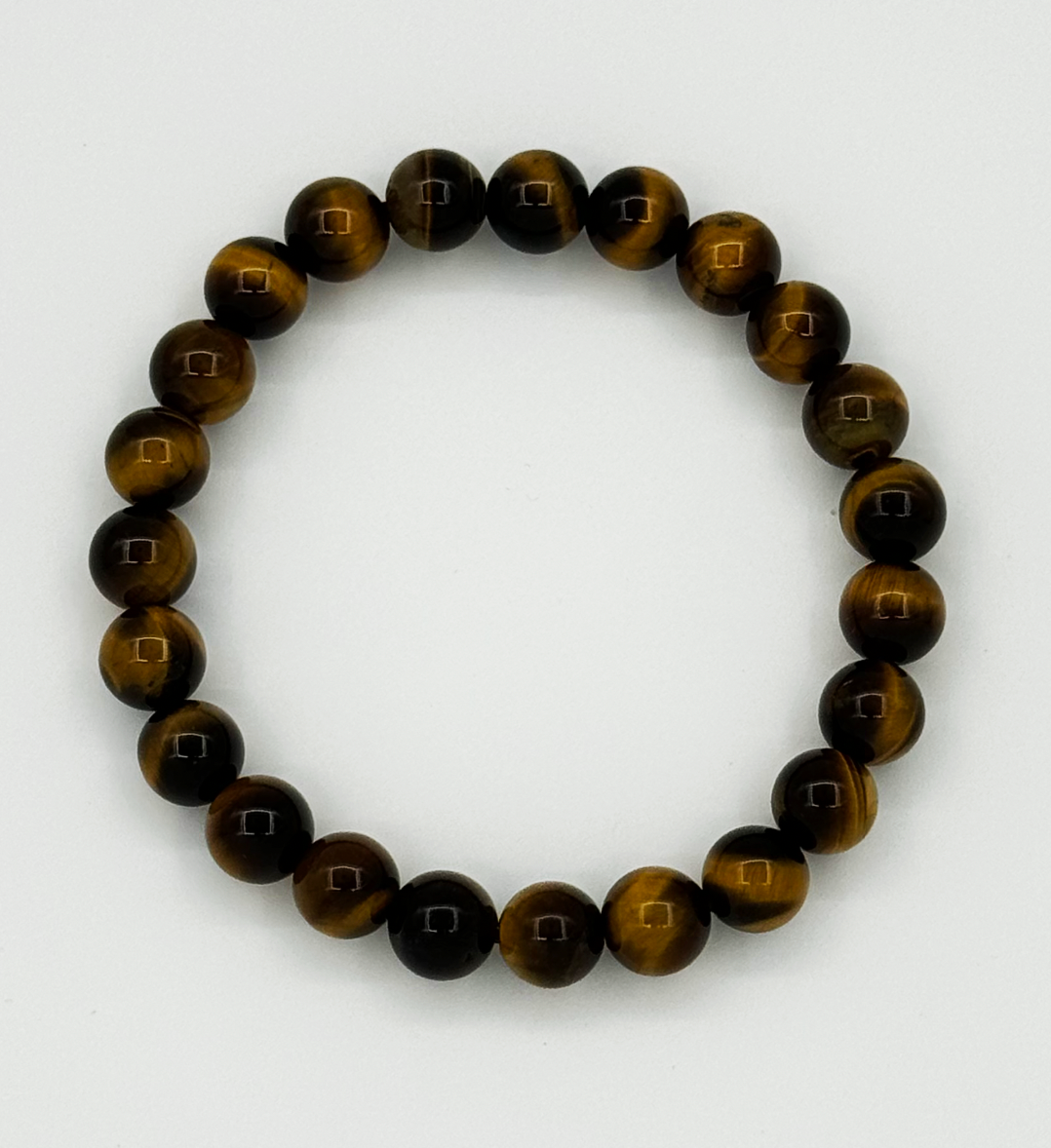 62028 Tigeroogstenen Quartz Kralenarmband | Tiger