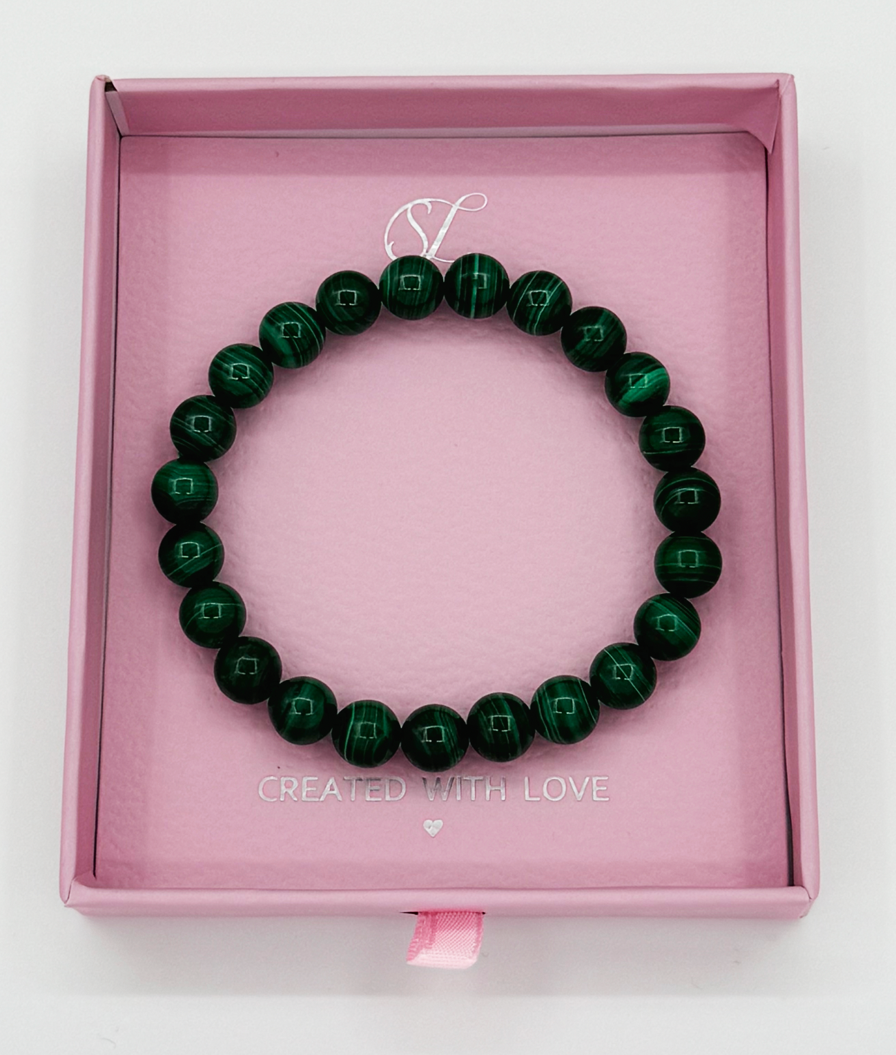 62033 Malachite Kralenarmband | Petrol