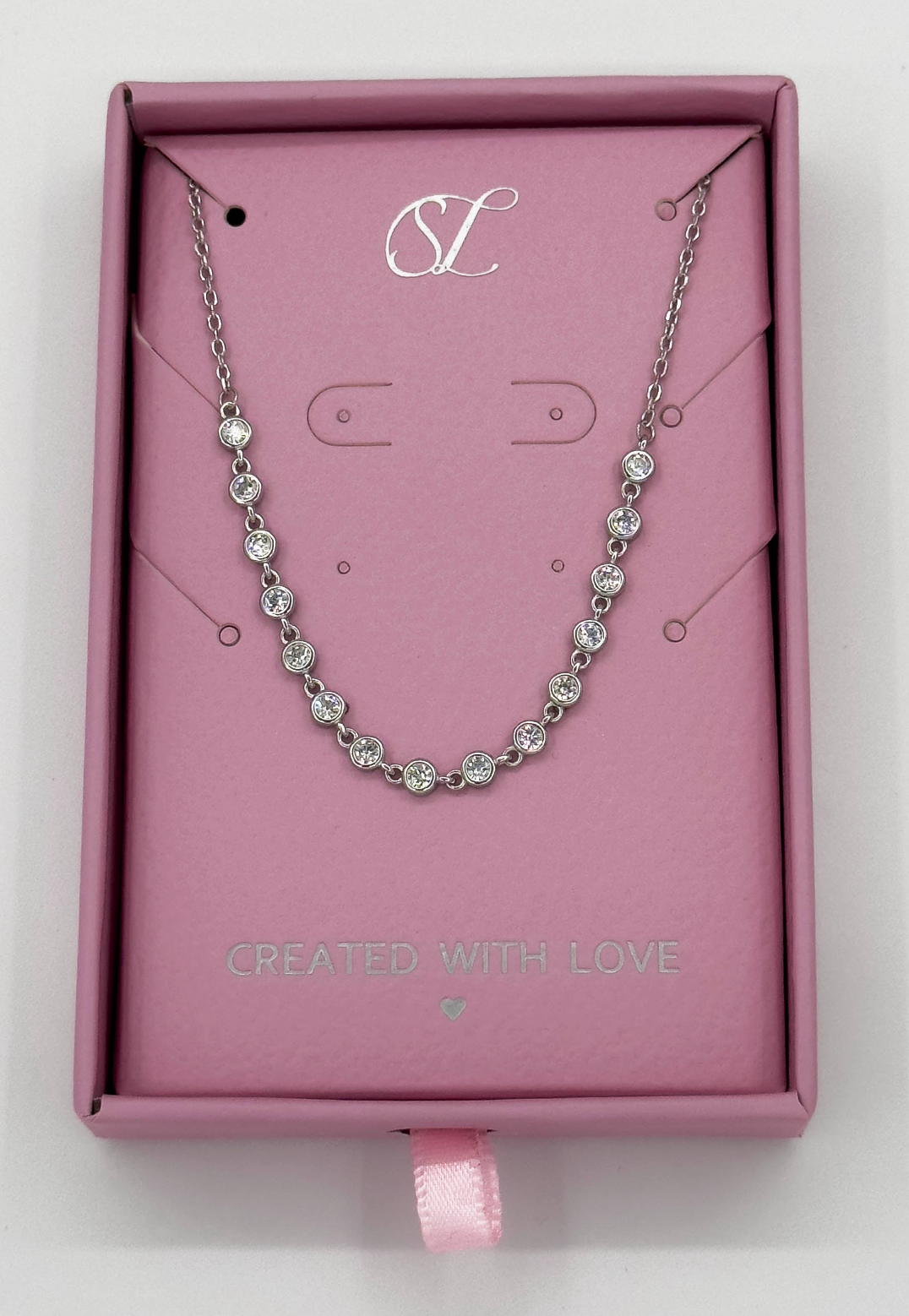 62043 En Armband Met Zirkoon Kristallen Kralen | Silver