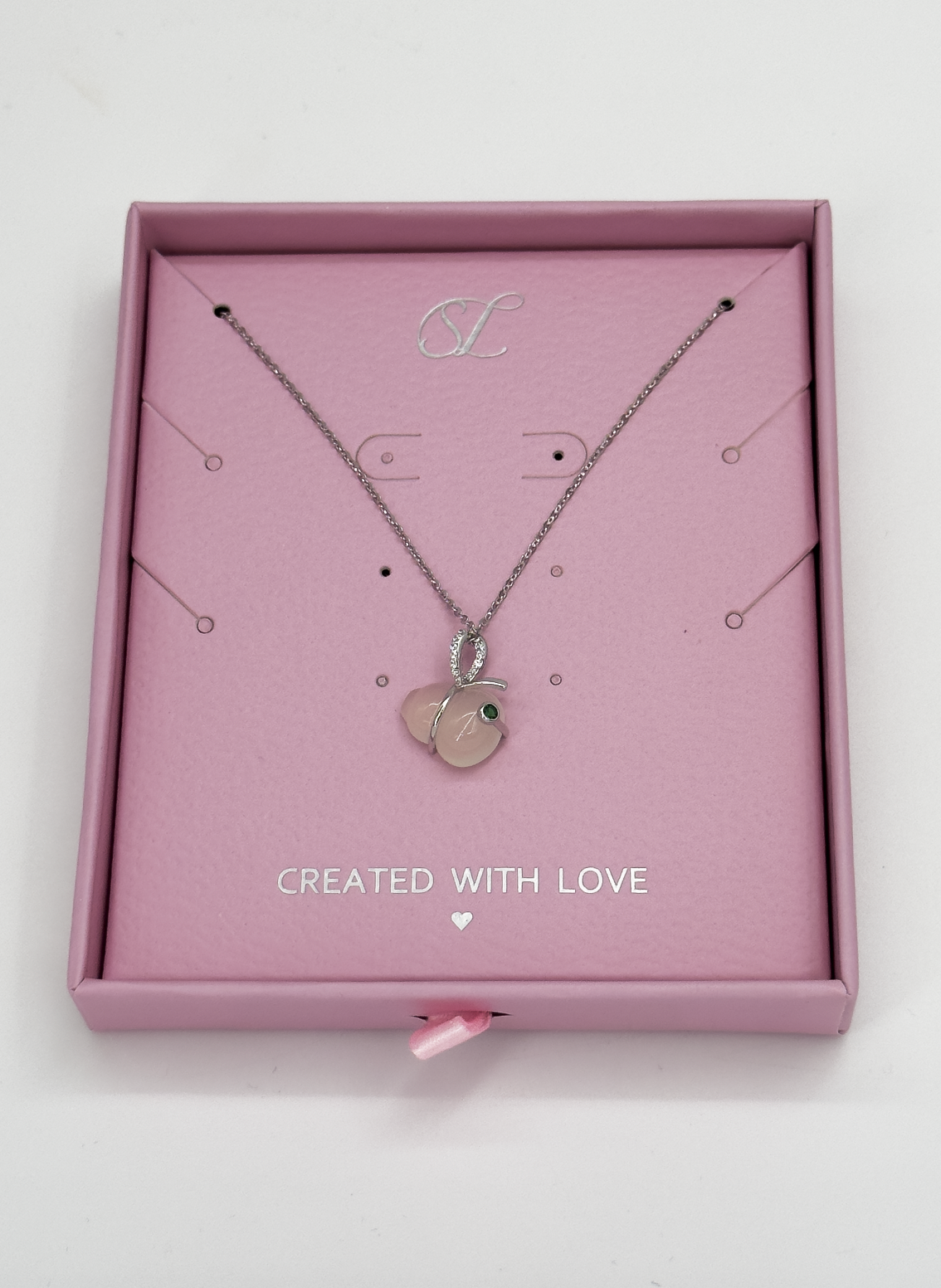 64010 Dunne En Ketting Met Hetian Jade Steen Hanger | Silver