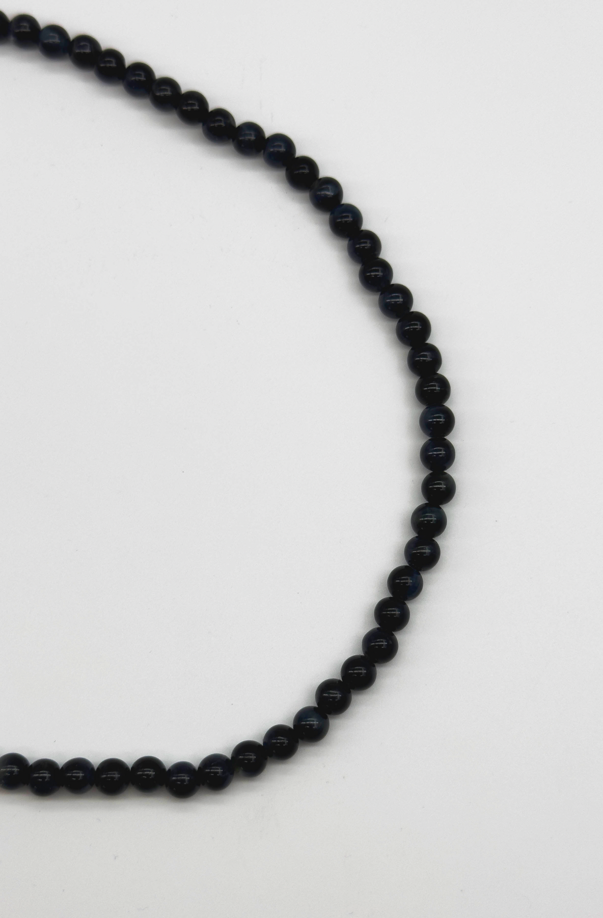 64016 Tigeroogstenen Kralenketting | Black