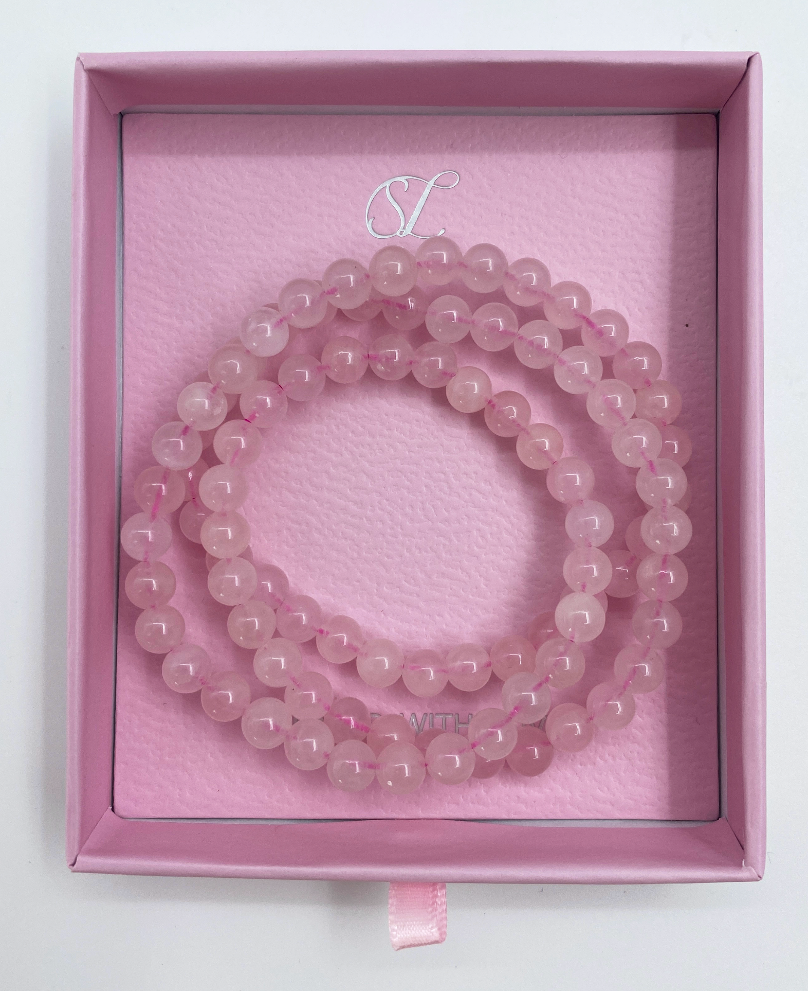 64019 Quartz Kralenketting | Pink