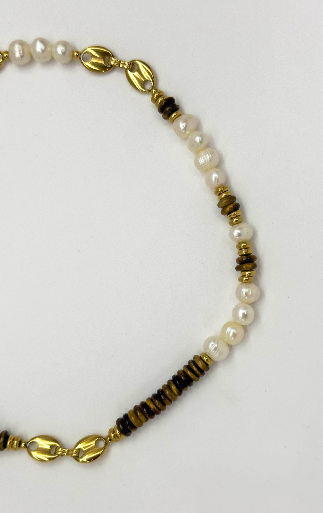 64062 E Kwartsen Kralen Ketting | Muticolour