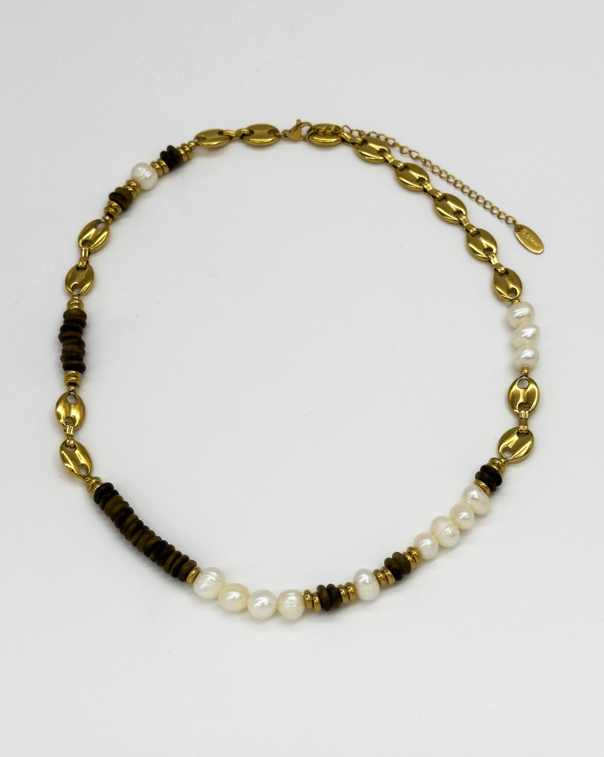 64062 E Kwartsen Kralen Ketting | Muticolour