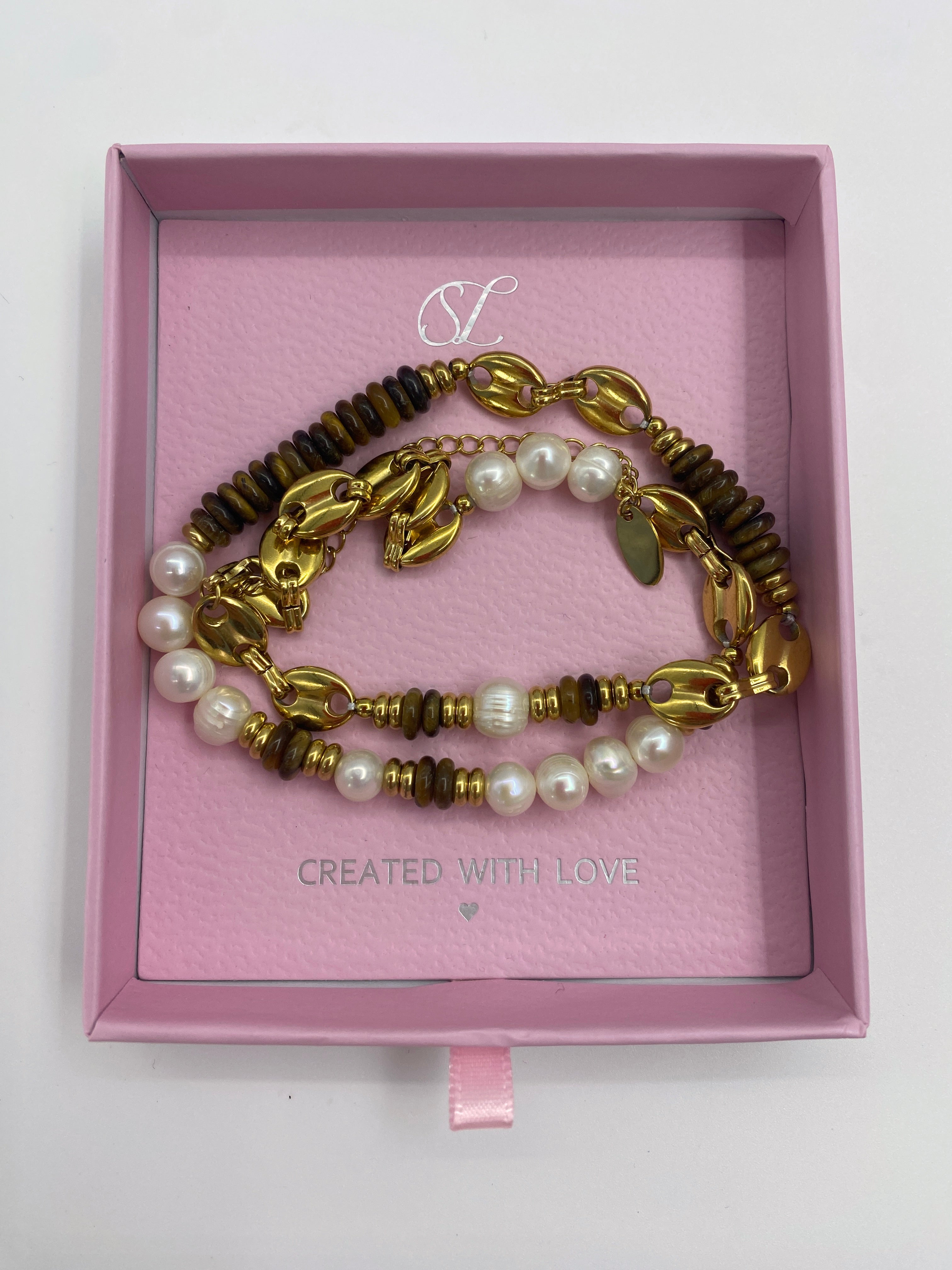 64062 E Kwartsen Kralen Ketting | Muticolour