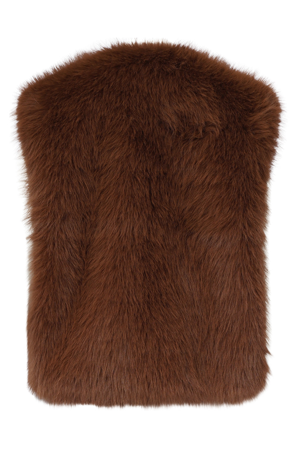 Bruin Faux Fur Gilet | Brown
