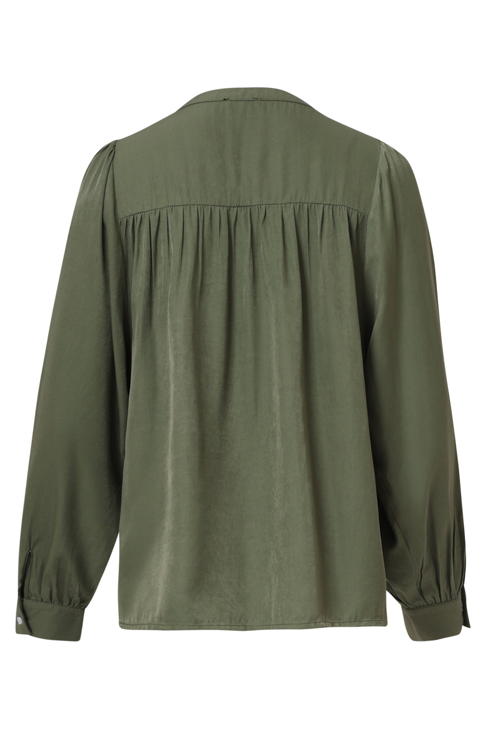 Dameslosvallende Korte Top | Army Green