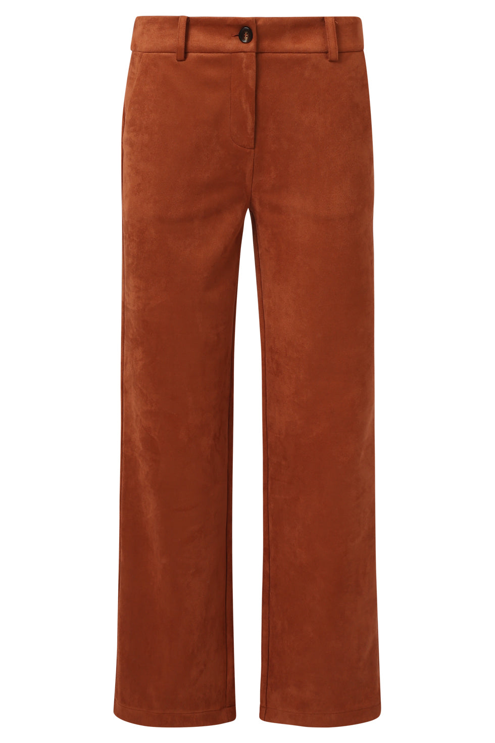 Damessuède Broek | Cognac