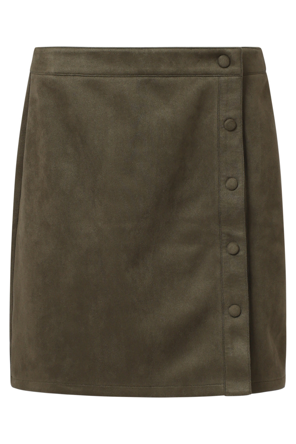Damessuède Rok | Army Green