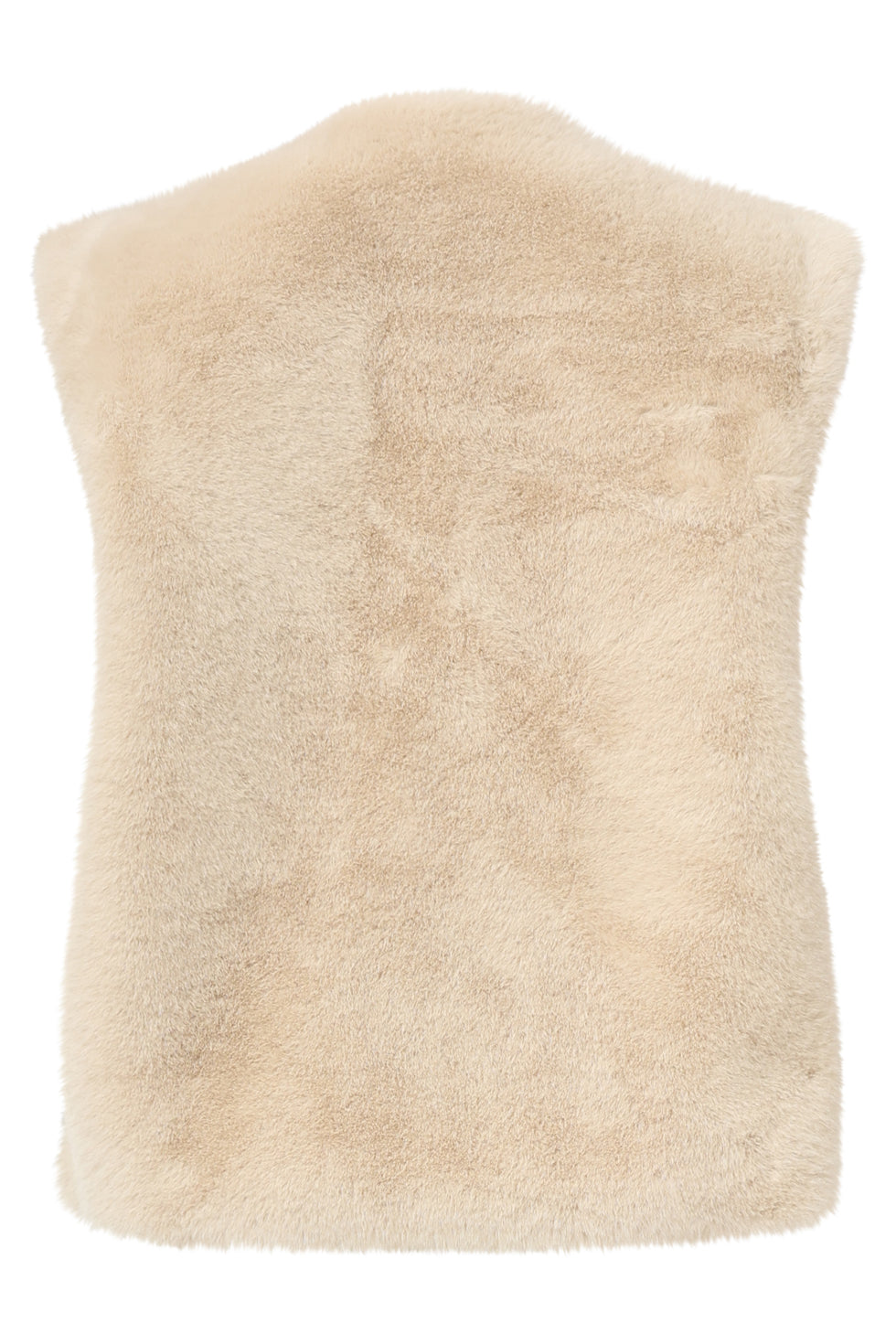 Imitatiebont Gilet In Zand | Sand