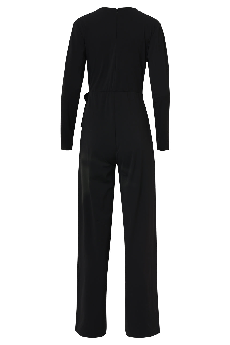 Jumpsuit Met Ronde Hals In Travelkwaliteit | Black