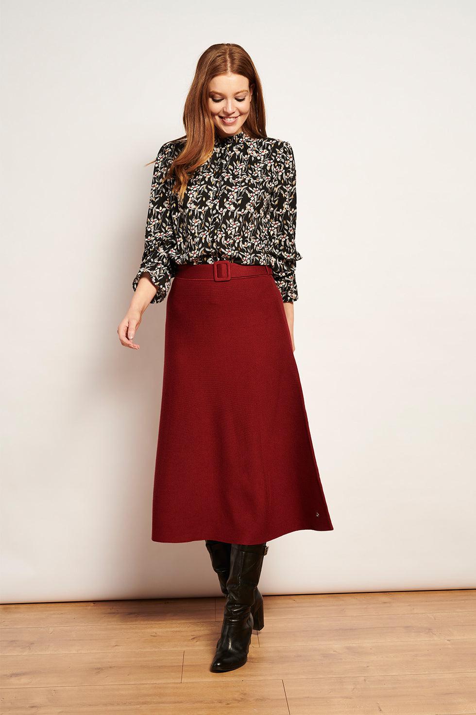 21691 Smashed-Lemon Rok Donker Rood