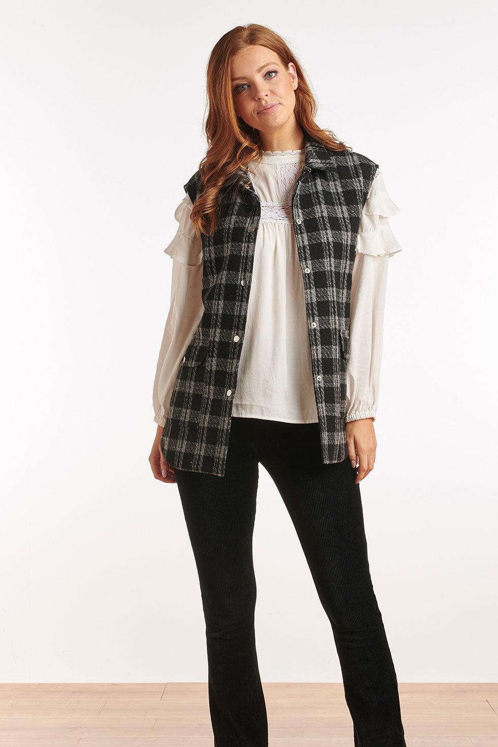22595 Gilet Ruit Lurex