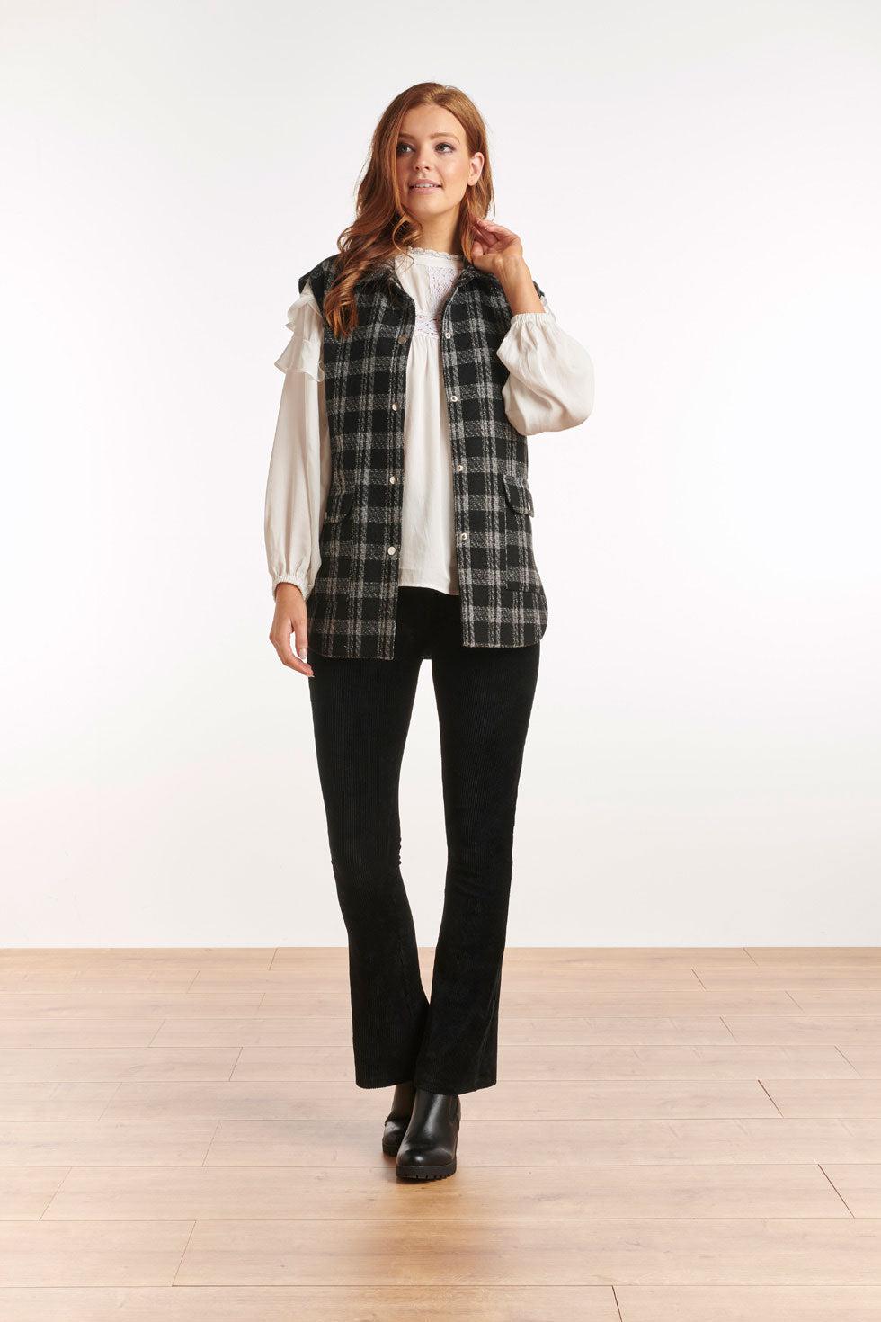 22595 Gilet Ruit Lurex