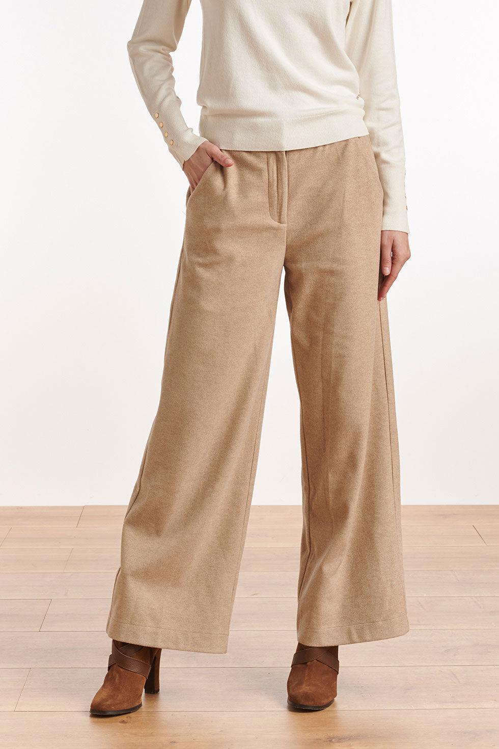 22600 Wijde Broek Beige