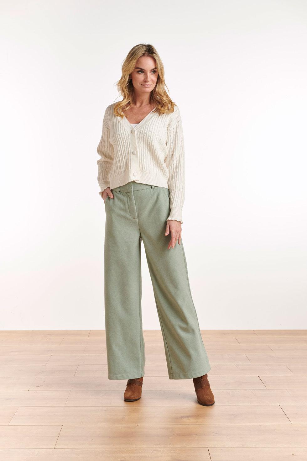 22600 Wijde Broek Groen
