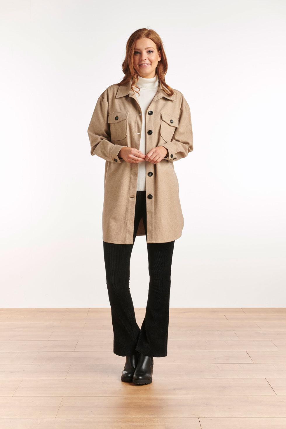 22601 Jas Halflang Beige