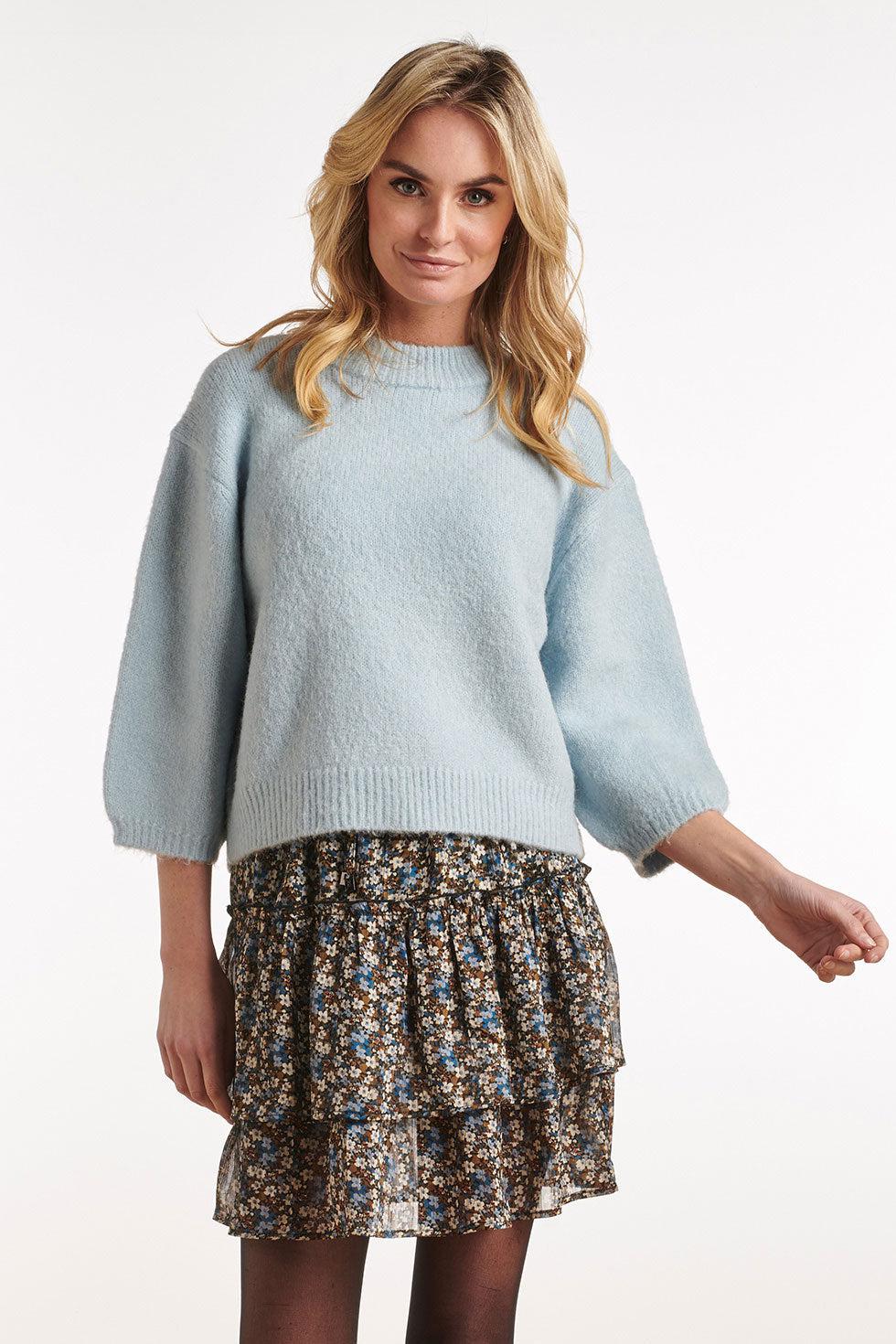 22685 Trui Pofmouw Driekwart Blauw