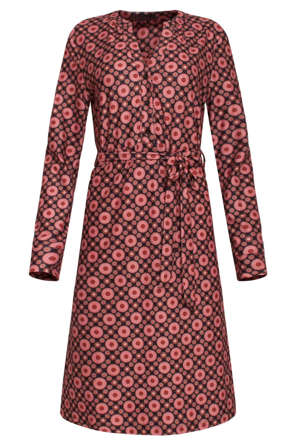 22839 Stretch Jurk Met Lange Mouwen