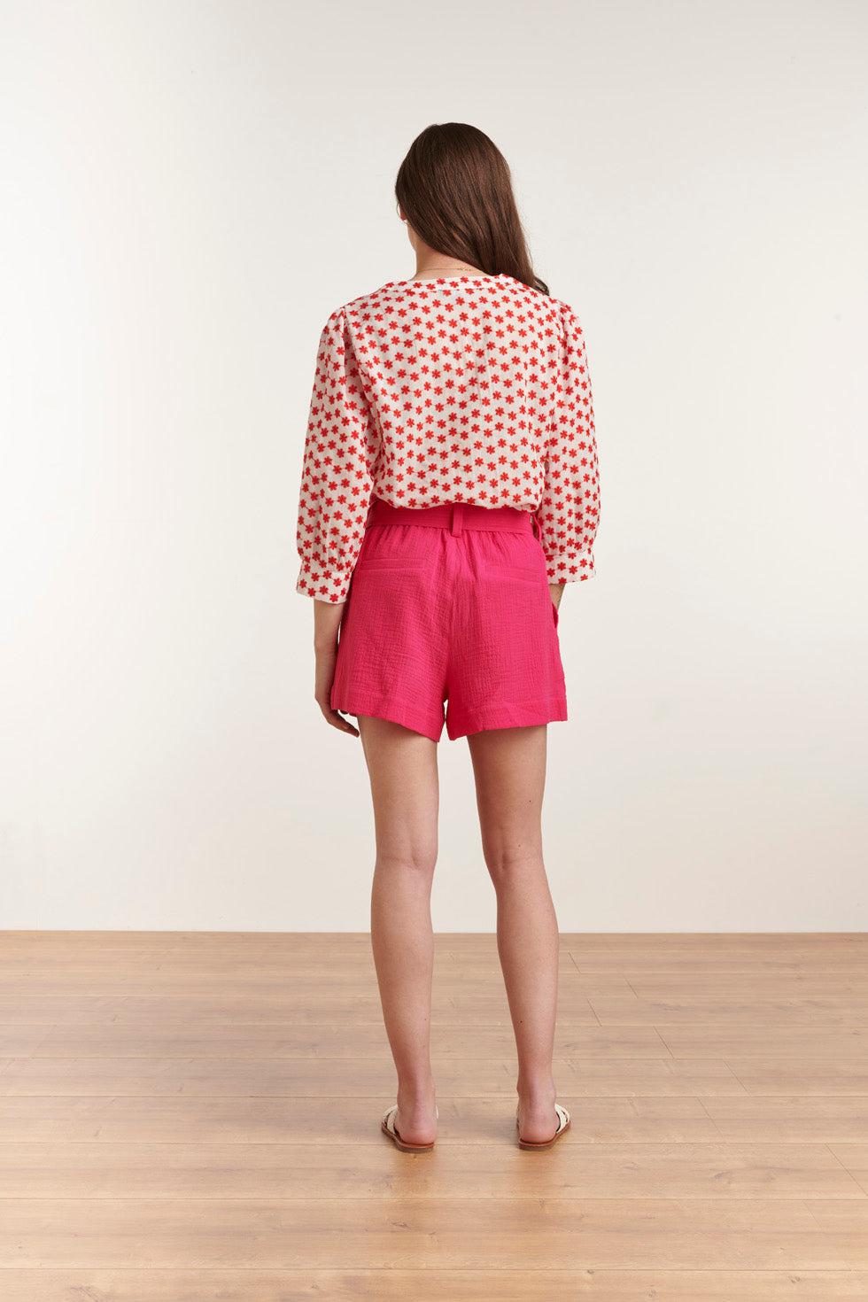 23053-445 Casual Shortknal | Fuchsia