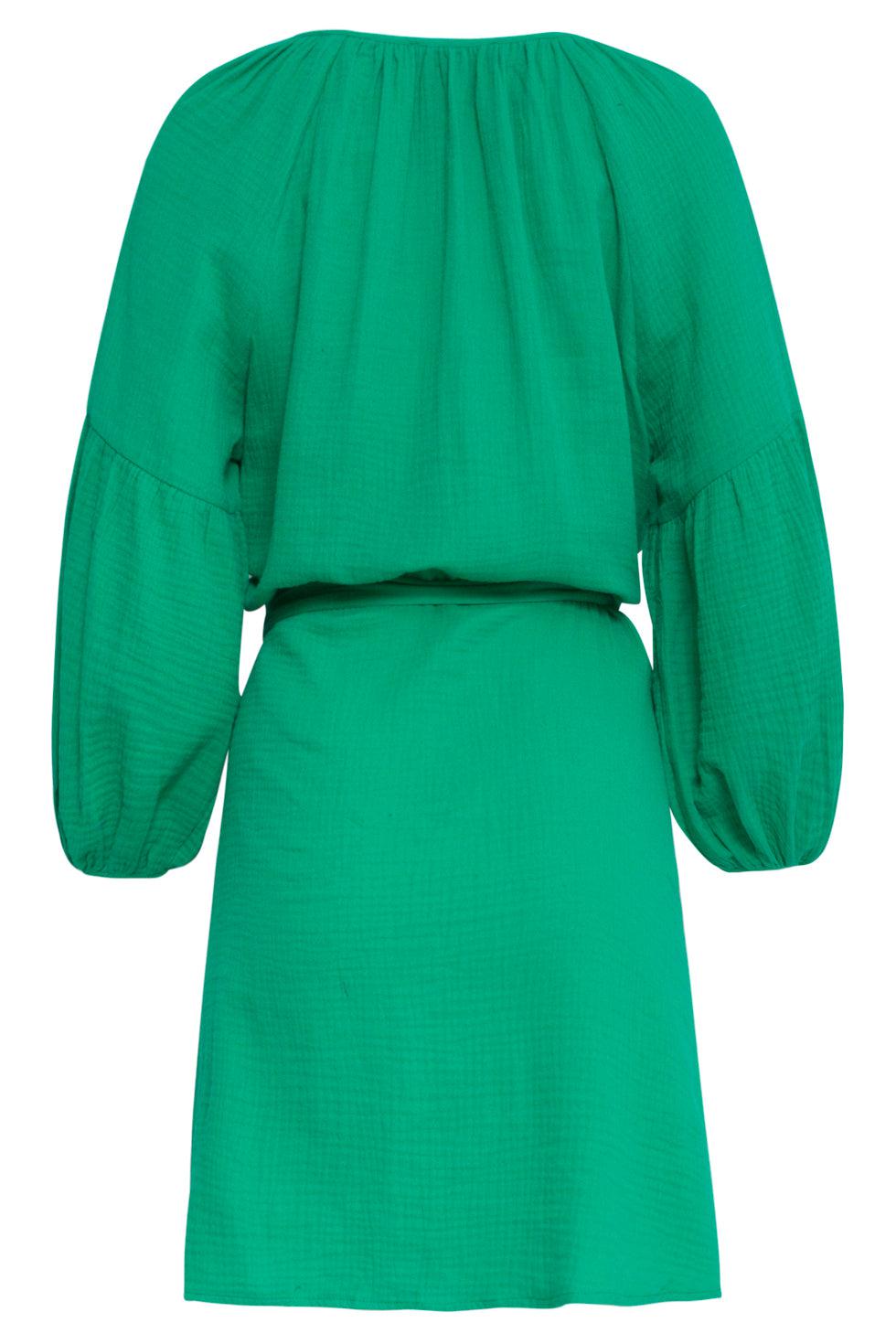 23055-530 Modieuze Casual Zomerjurk | Green