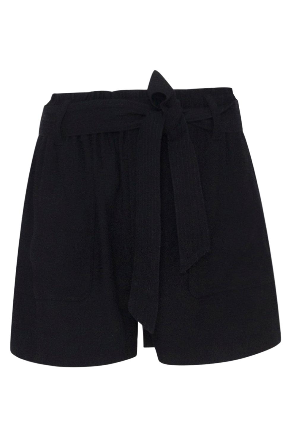 23083-999 Stijlvolle Zwarte Casual Shorts Voor Een Comfortabele Zomerlook