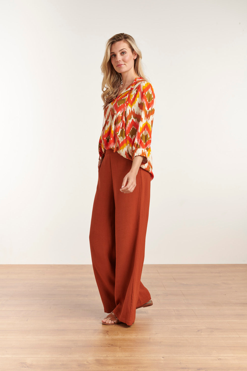 23093 Women'S Casual Summer Loose-Fitting Tops | Muticolour