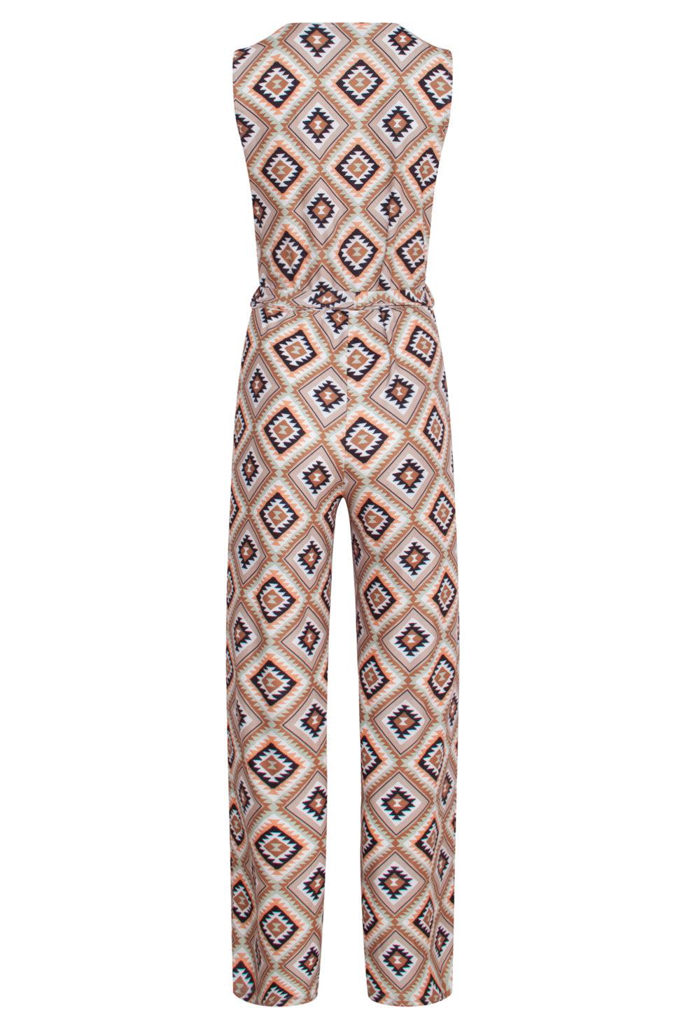 23337 Jumpsuit Met Grafische Print | Muticolour