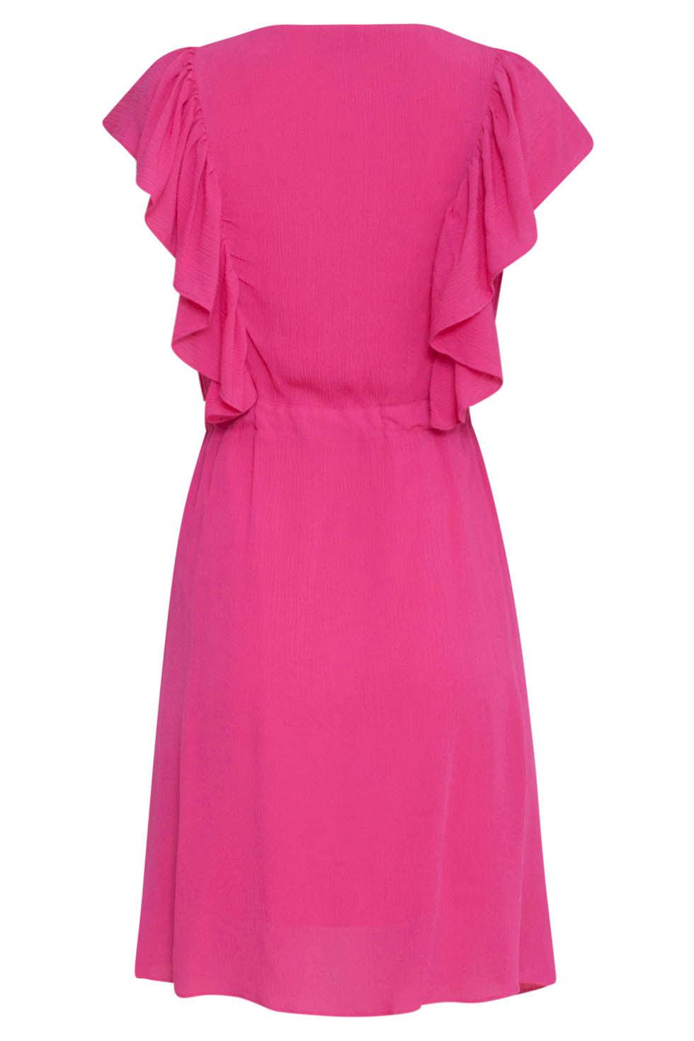 23361 Jurk Uni | Pink